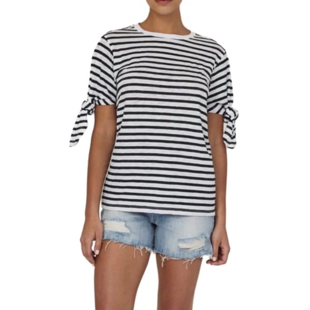 Habitual Knot Sleeve Night Sky Top